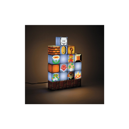 Lampe USB décorative à LED lumière d'ambiance Paladone - Super Mario Bros - Build a level · Smarty Paris